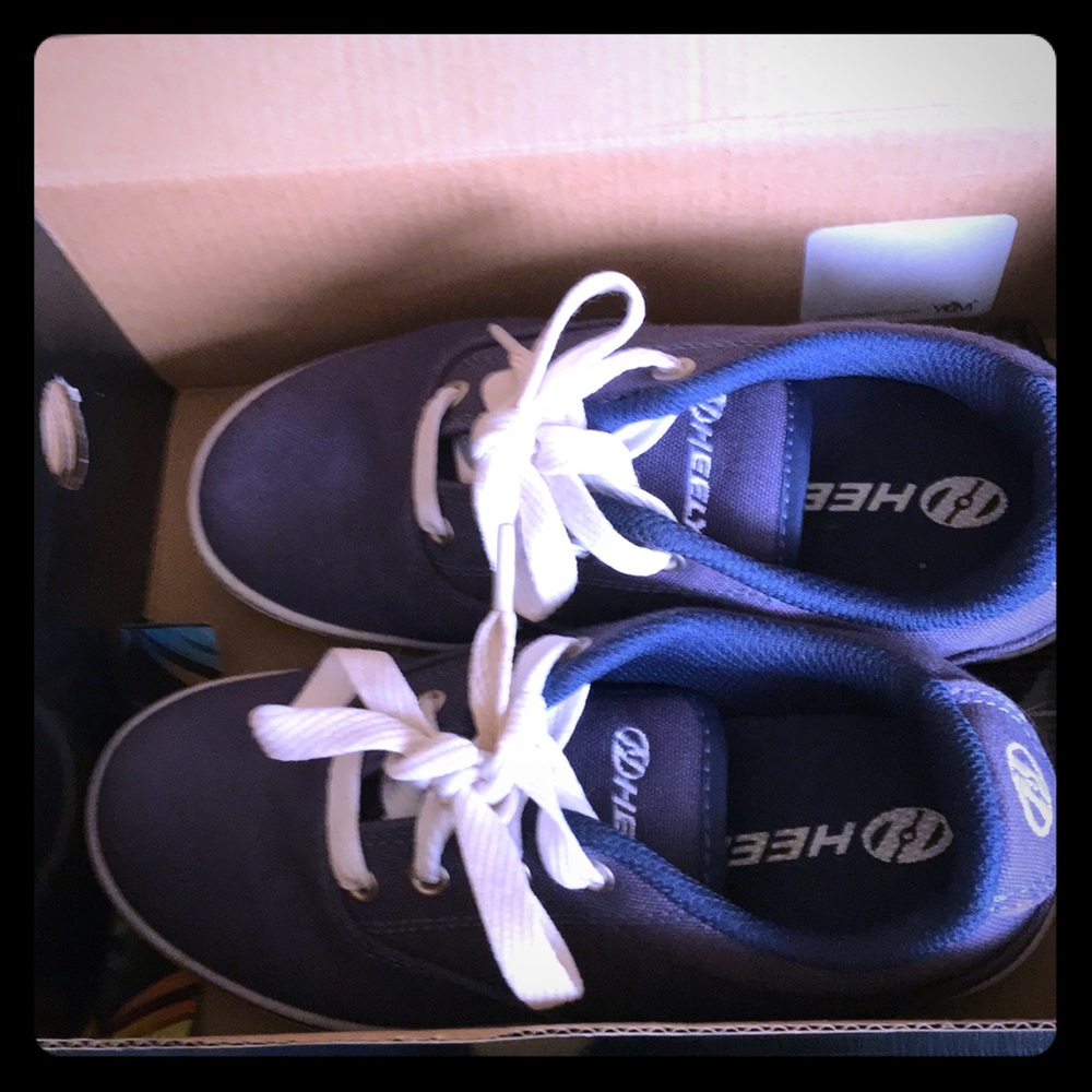 Blue Heelys worn twice size 2
